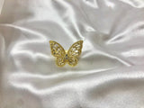 Baguette Butterfly ring (adj)